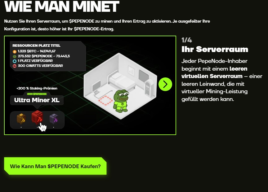 Mine-to-Earn statt reiner Meme-Hype: Warum sich PepeNode abhebt