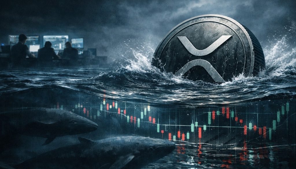 XRP-Preis knickt ein, während Wale Millionen abstoßen und Privatanleger im Unklaren bleiben