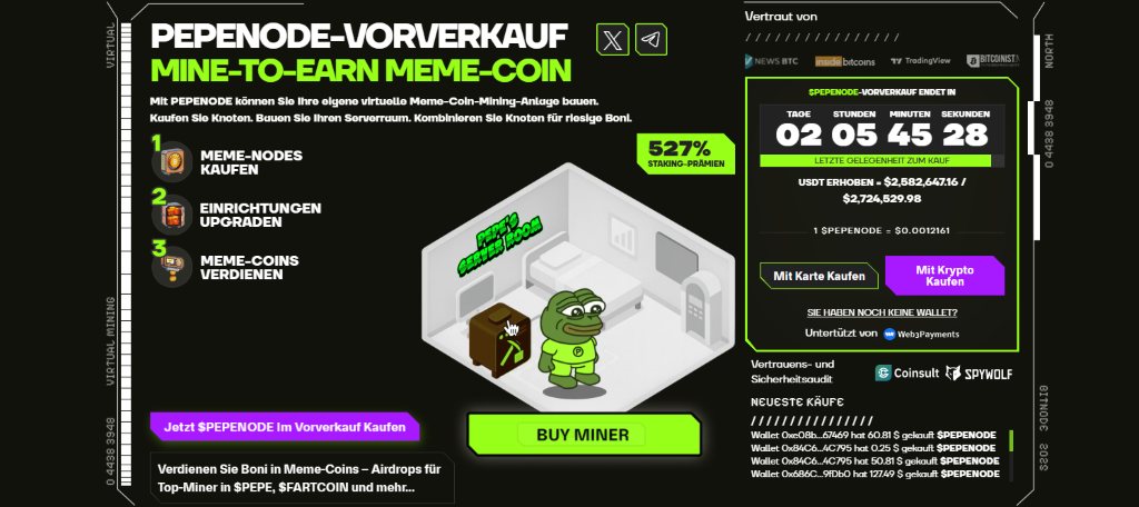 PepeNode als ergänzende Gelegenheit