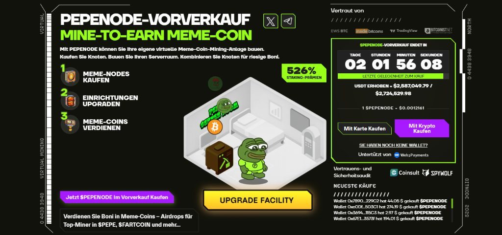 Pepenode Ein spekulatives Wachstumsnarrativ