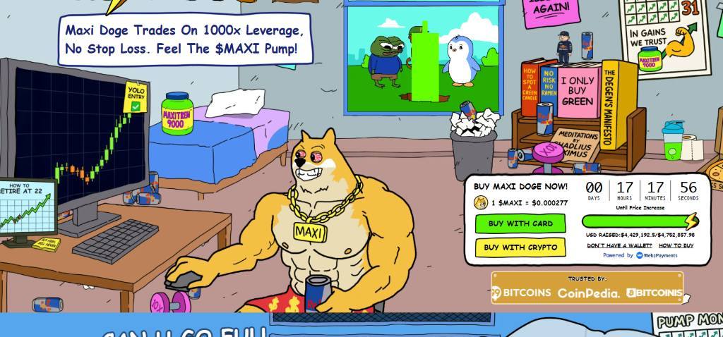 Warum Trader zunehmend auf Meme-Coins wie Maxi Doge