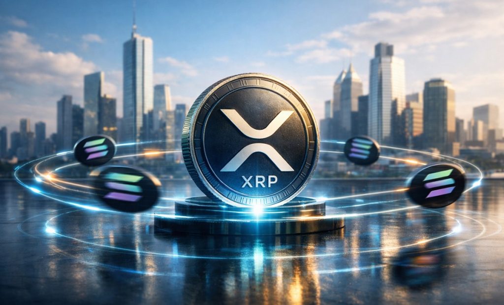 Mittäglicher Krypto Check: XRP bleibt stabil, während Solana in einer engen Spanne handelt