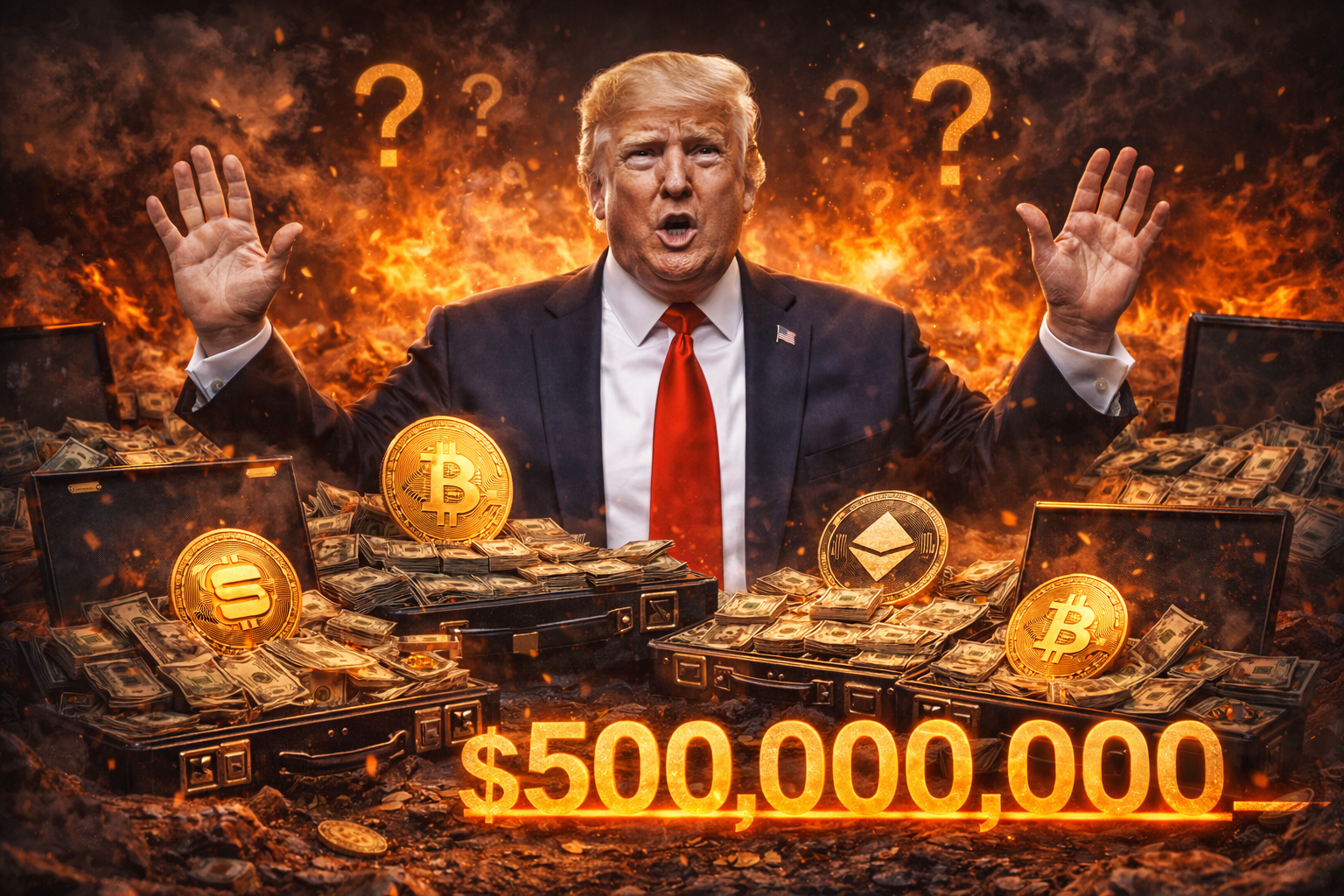 Trump streitet alles ab: Dubioser 500-Millionen-Krypto-Deal?
