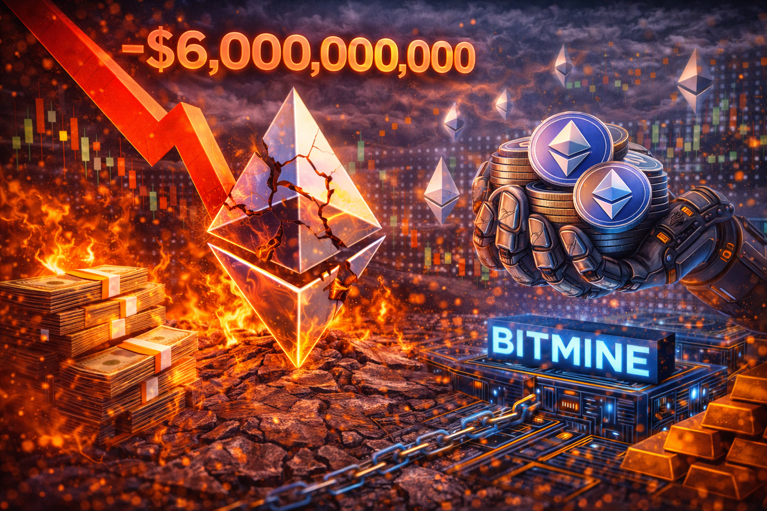 BitMine kauft trotz 6 Milliarden Dollar Verlust weiter Ethereum
