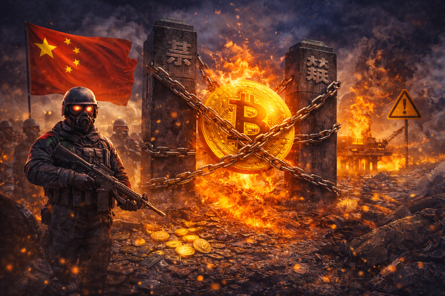 China verschärft Bitcoin-Verbot und weitet Restriktionen auf Offshore-Firmen aus