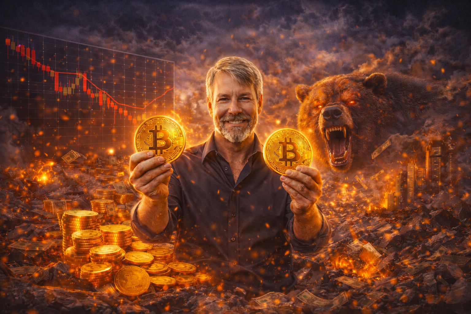 Michael Saylor verrät sein Bärenmarkt-Geheimnis: Kaufen und niemals verkaufen